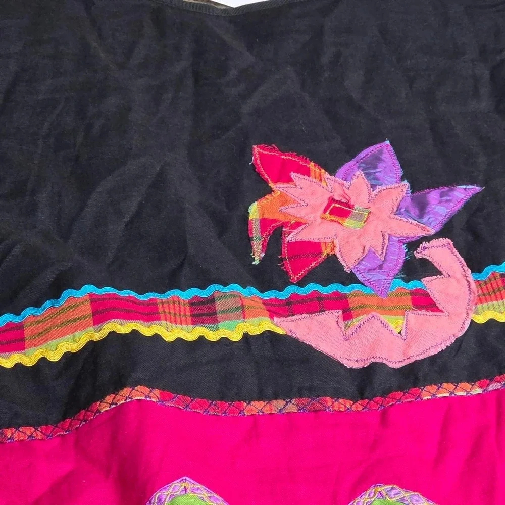 Vintage Indigo Moon Patchwork Wearable Art Jacket Sz 3X NWT Y2K